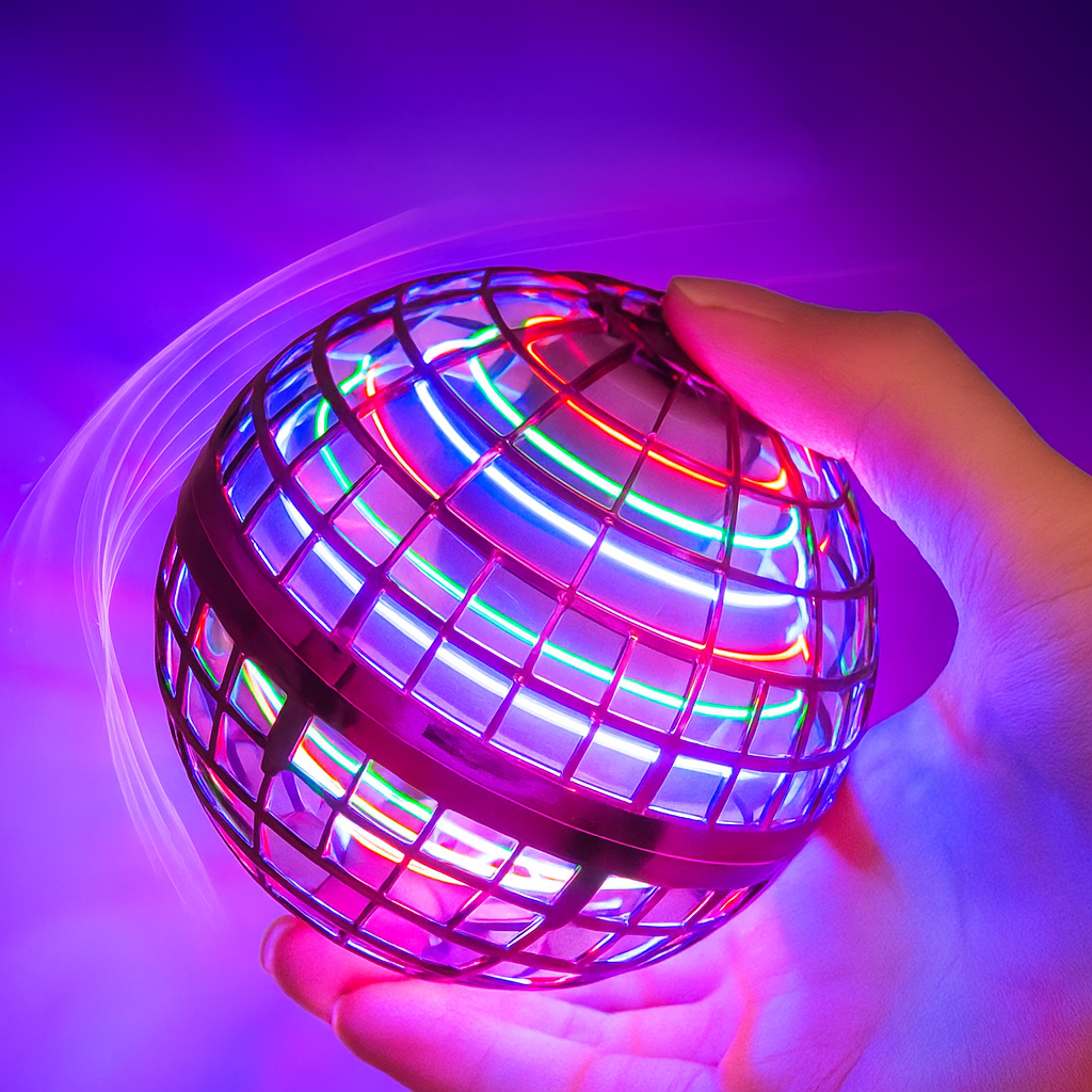 Balle Volante LED – Flying Orb – Jouet Lévitant 360° – Rechargeable USB – ALL4YOU