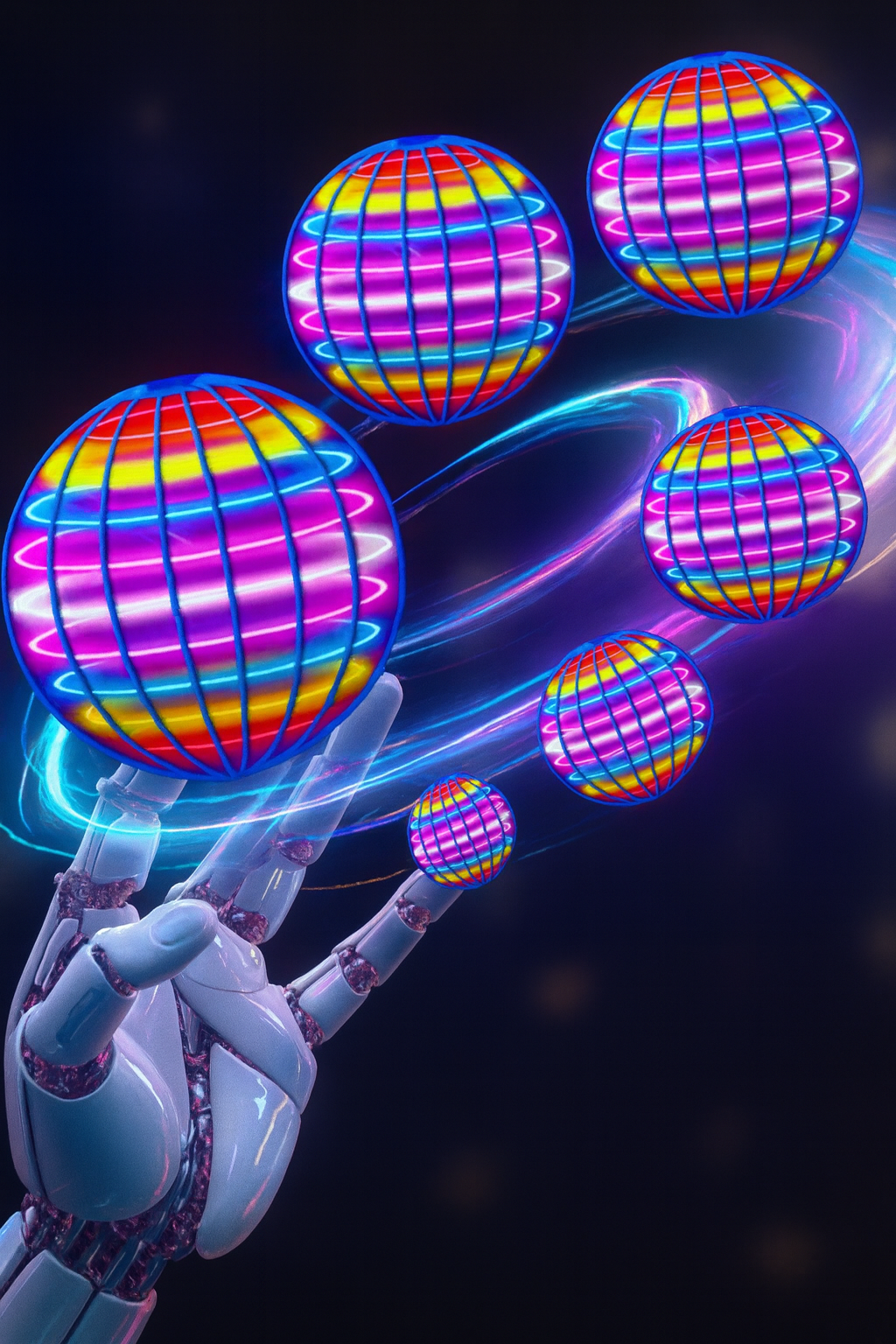 Balle Volante LED – Flying Orb – Jouet Lévitant 360° – Rechargeable USB – ALL4YOU